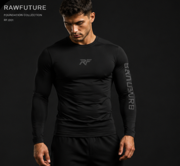 Long Sleeve Fitted Crew